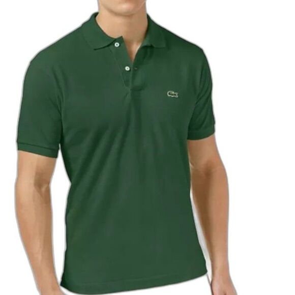 Vintage Lacoste Forest Green Mesh Short Sleeve Classic Polo Shirt Size XXL - Picture 1 of 10